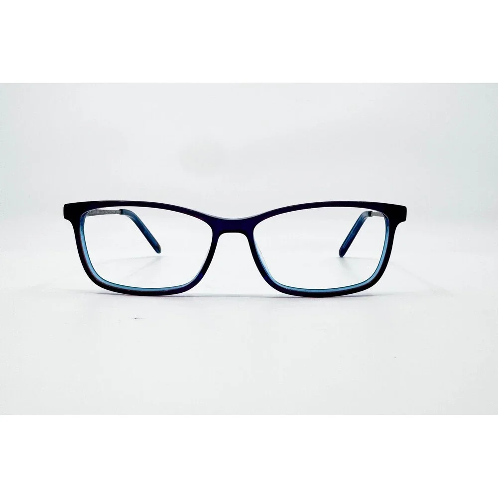 Ocean Pacific Citara Eyeglasses Womens Eggplant Laminate Square 50-14-135